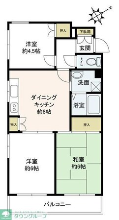 ファミールアライの物件間取画像